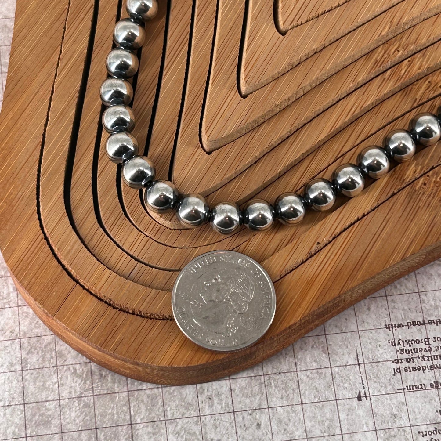 Sterling Pearls 18" Necklace 8mm Hand Strung - Turquoise Sunset!