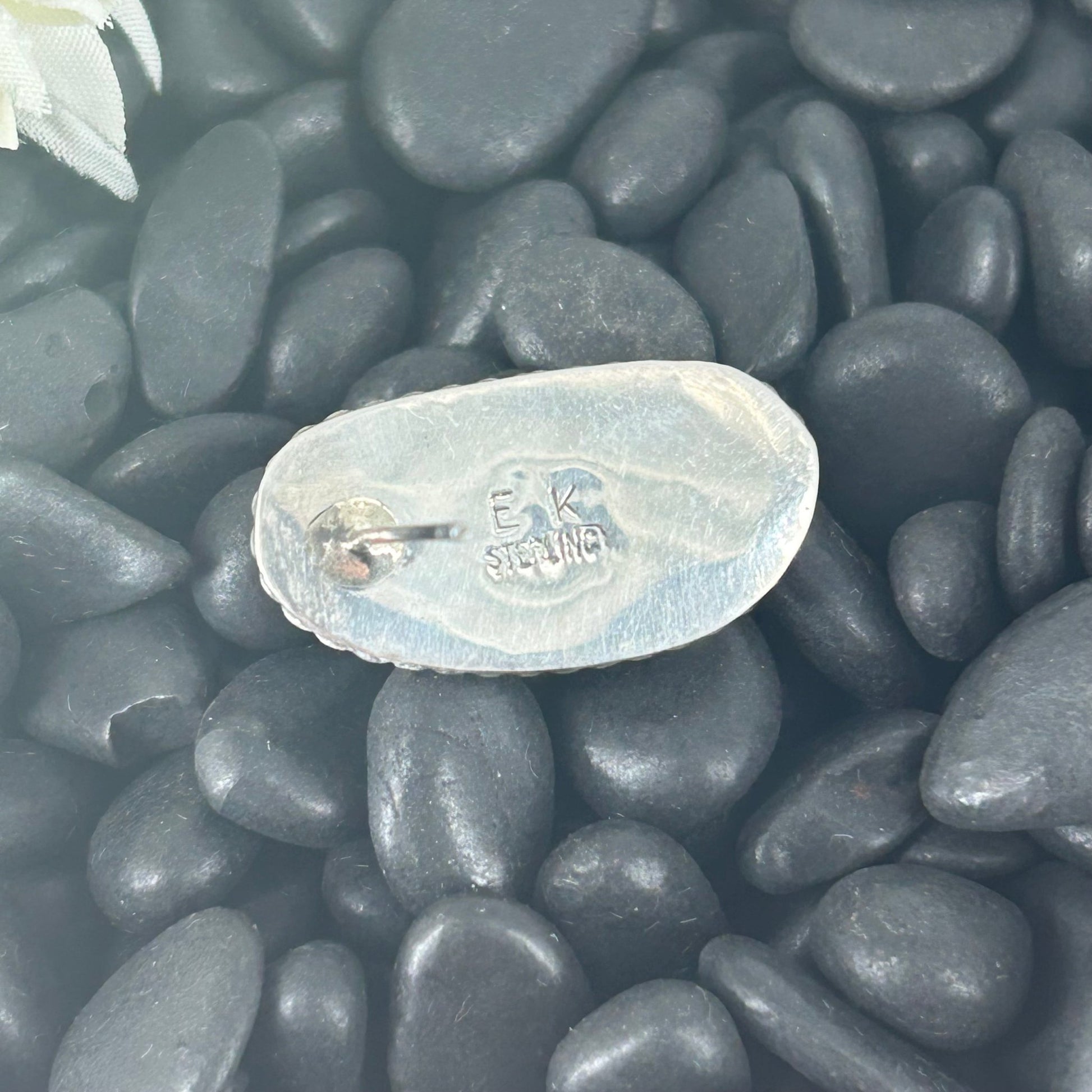 Navajo Sterling White Buffalo Speckled Earrings - Elouise Kee - Turquoise Sunset!