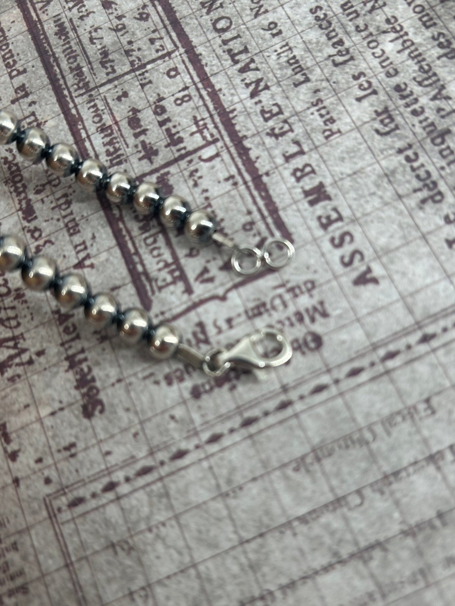Sterling Pearls 18" Necklace 6mm Hand Strung - Turquoise Sunset!