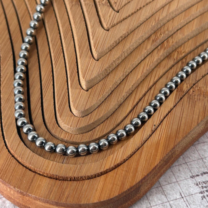 Sterling Pearls 20" Necklace 5mm Hand Strung - Turquoise Sunset!